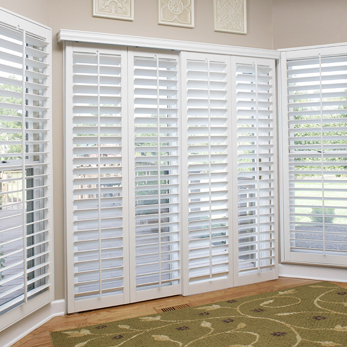 Sliding Glass Door Shutters In Fort Myers Sunburst Shutters Fort 