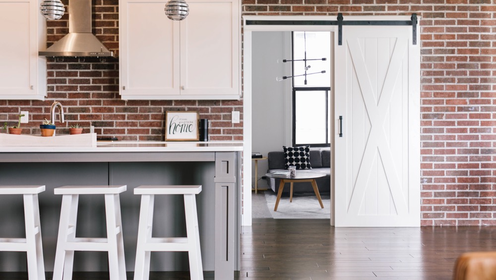 Sunburst is Fort Myers's Home for Stylish Barn Doors Fort Myers brick wall barn door